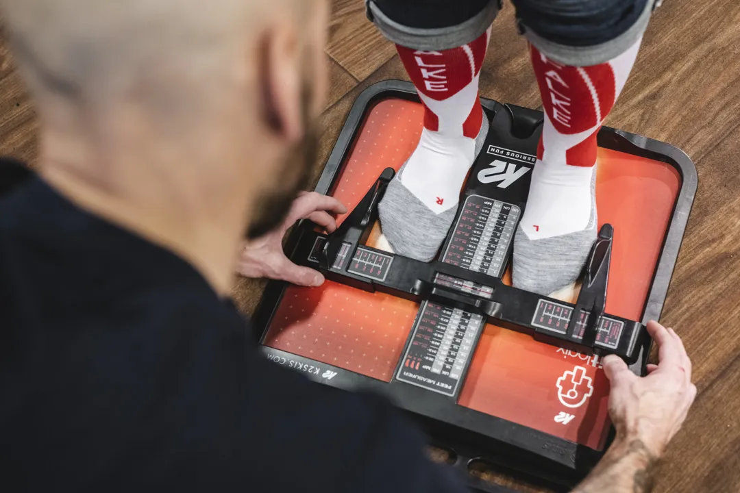 Custom insoles for alpine boots